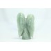 Natural Green Jade gemstone Elephant face Figure Home Decorative gift item
